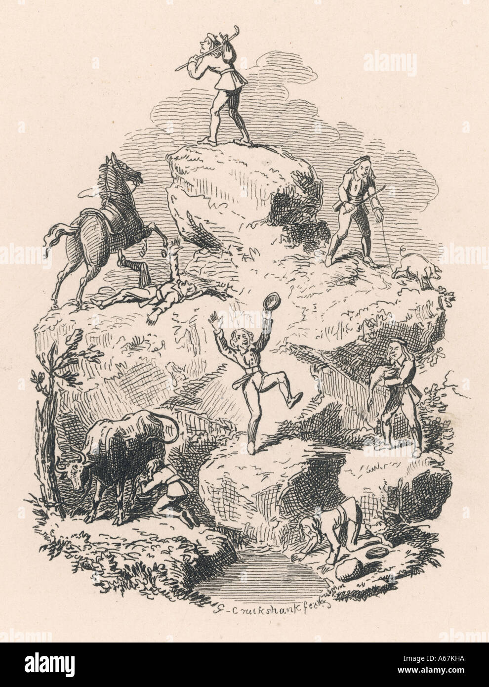 Hans im Glück Stockfotografie Alamy