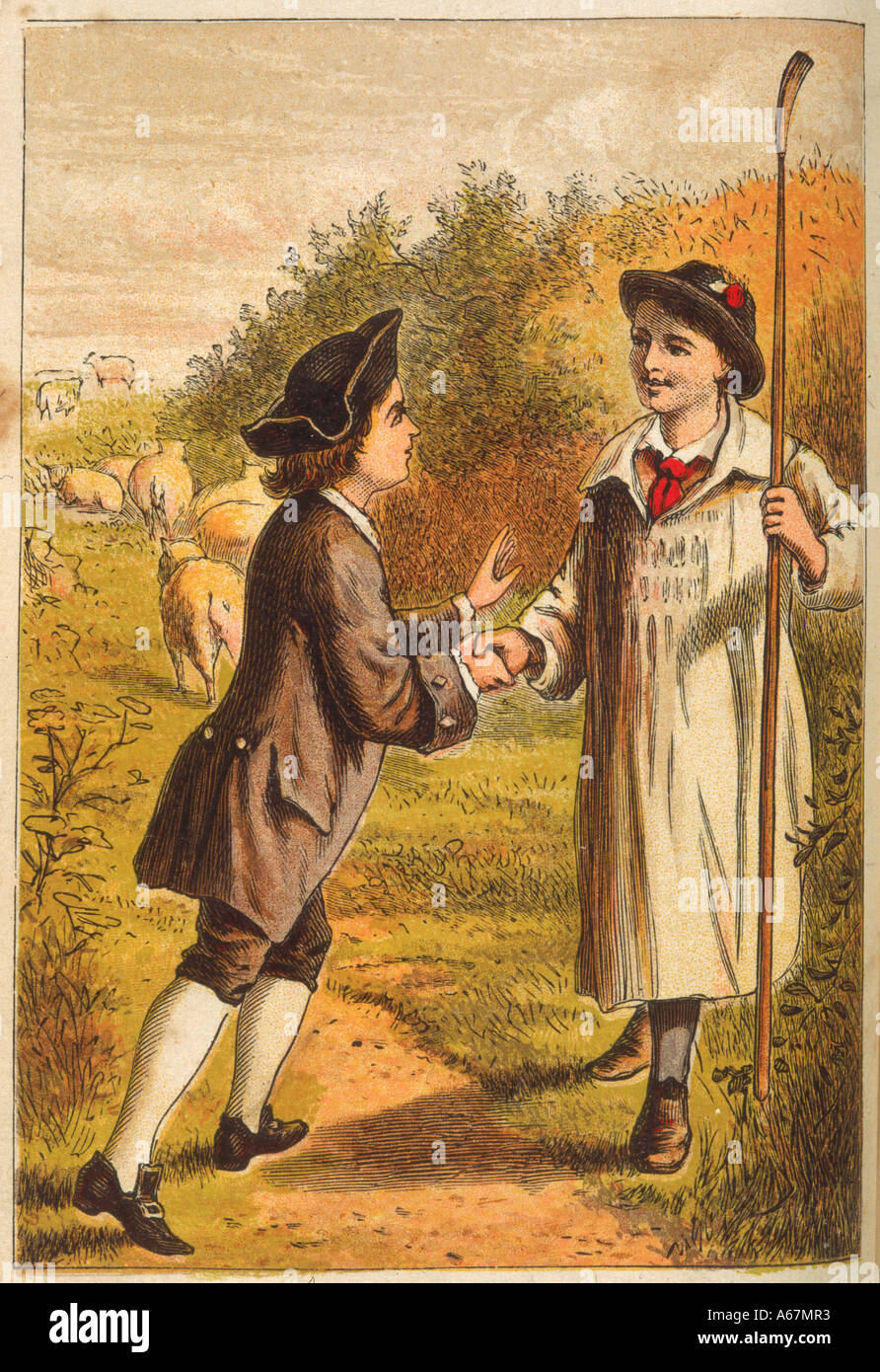 Sandford Merton C18th Stockfoto