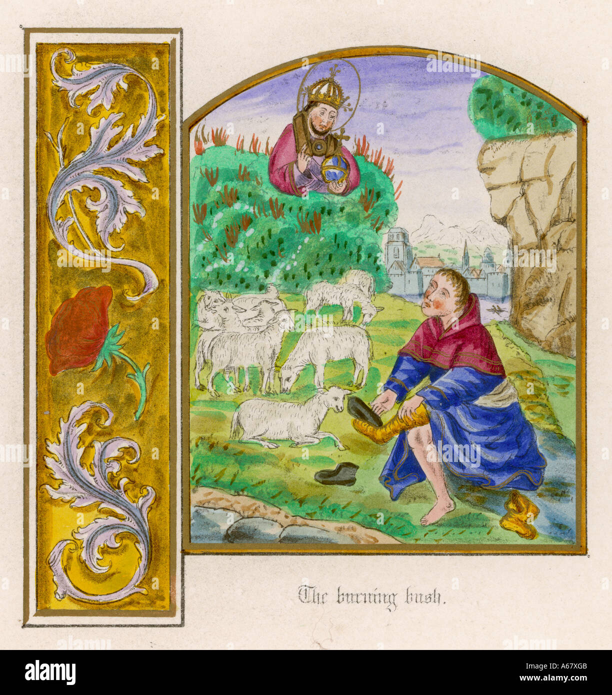 Moses und Der Brennende Busch Stockfotos und bilder Kaufen Alamy