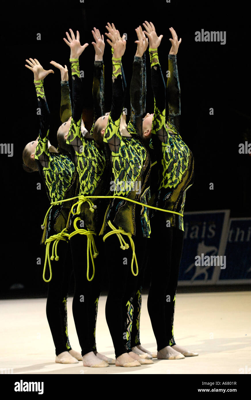 RG-Gruppe UKR Rhythmus Gymnastik Stockfoto
