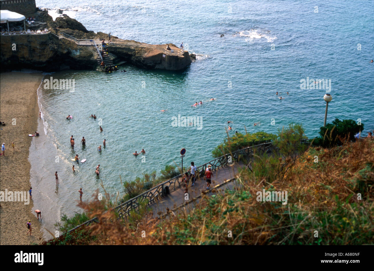 Resort von Biarritz, Süd-West Frankreich Stockfoto