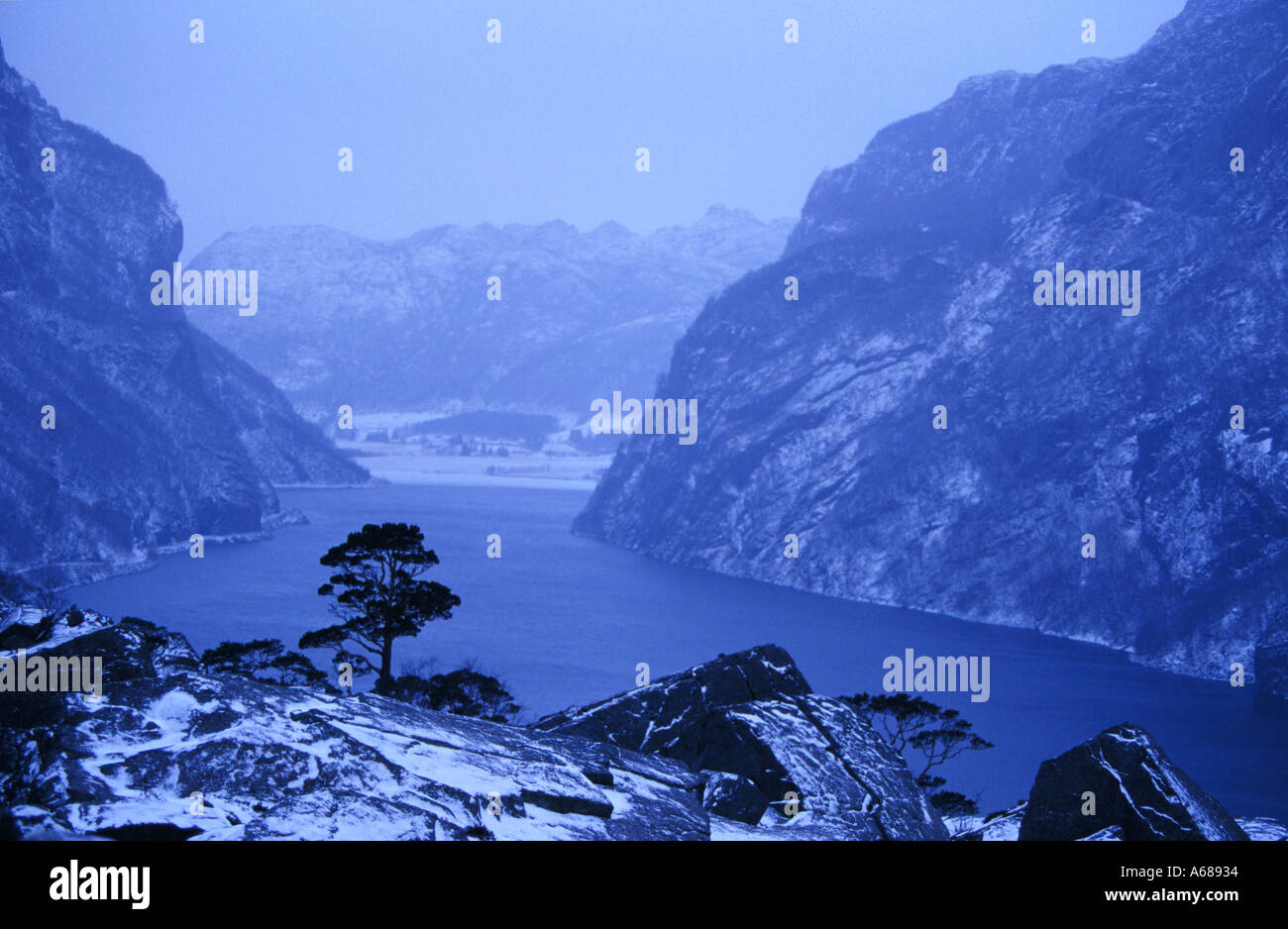 Gloppedalsura Geröll Stockfoto