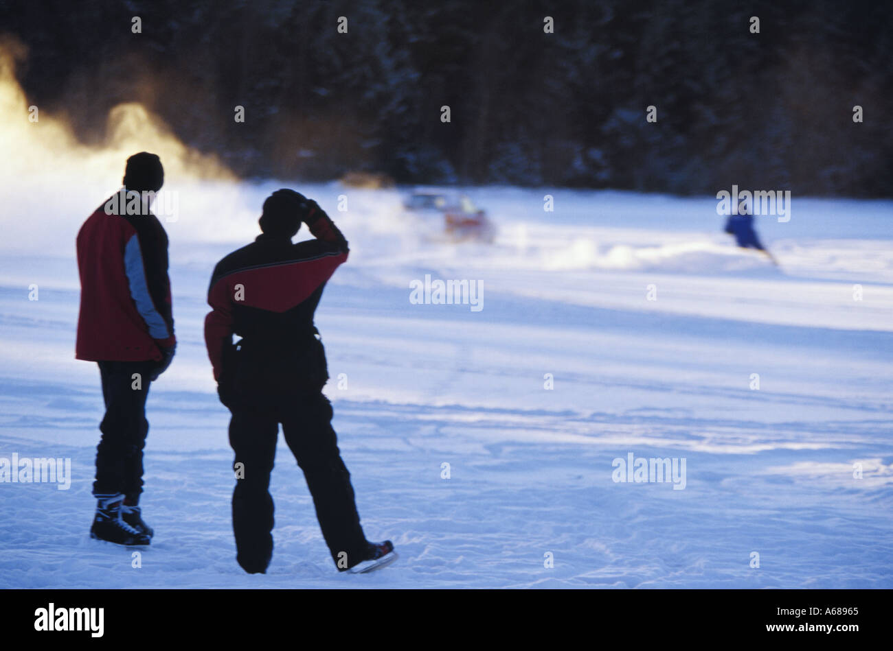 Eislaufen Stockfoto