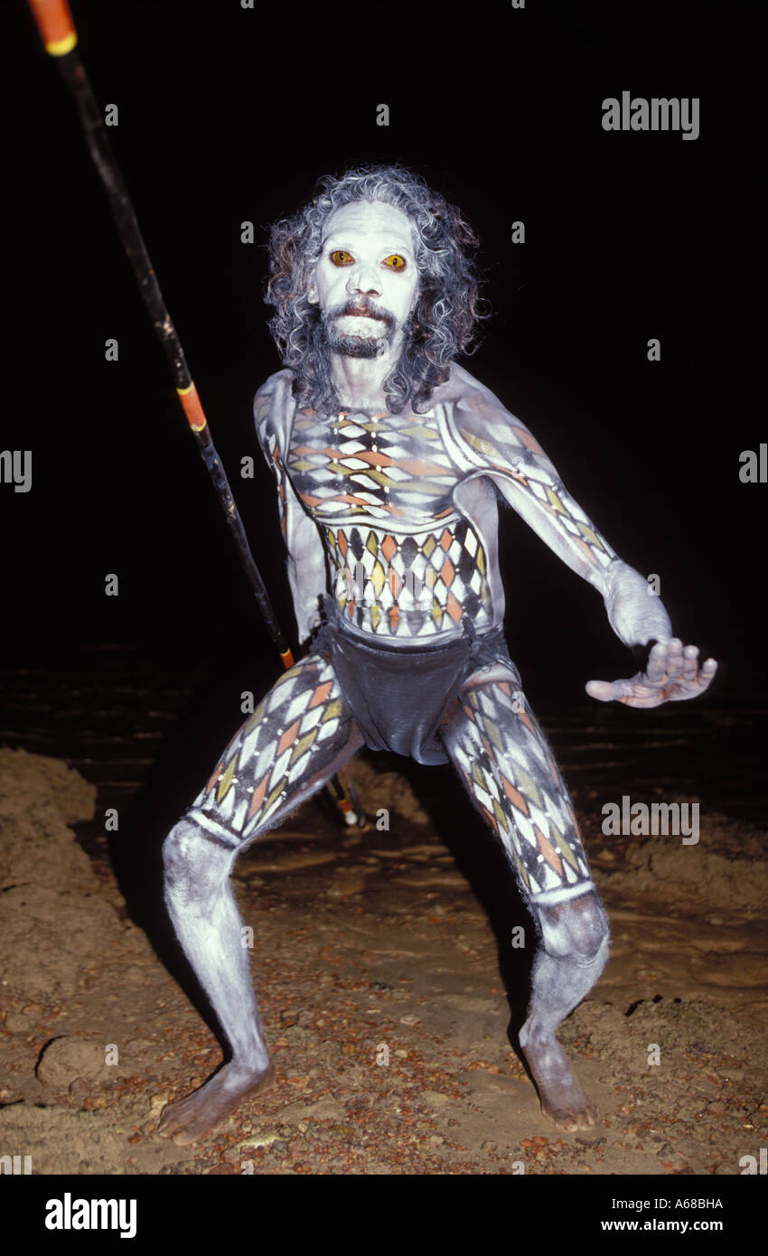 Krokodil Mann in Aboriginal Films Yolngu Boy Stockfoto