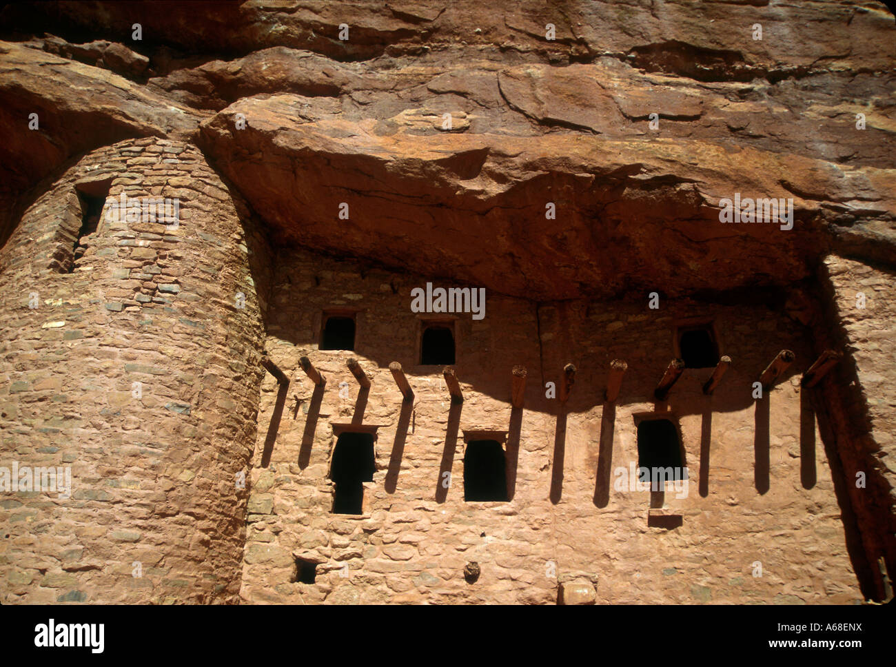 Manitou Cliff Dwellings der Anasazi Indianer Indianerstamm, Manitou Springs, Colorado Stockfoto