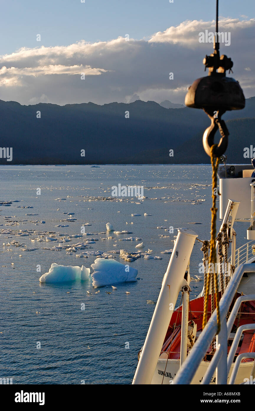 Deck eines Schiffes Stockfoto