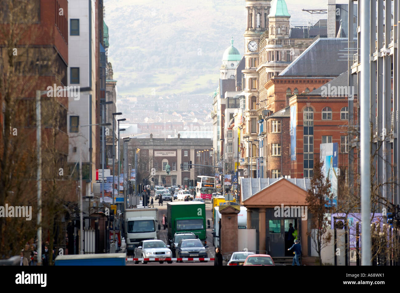 Stadtzentrum von Belfast Stockfoto