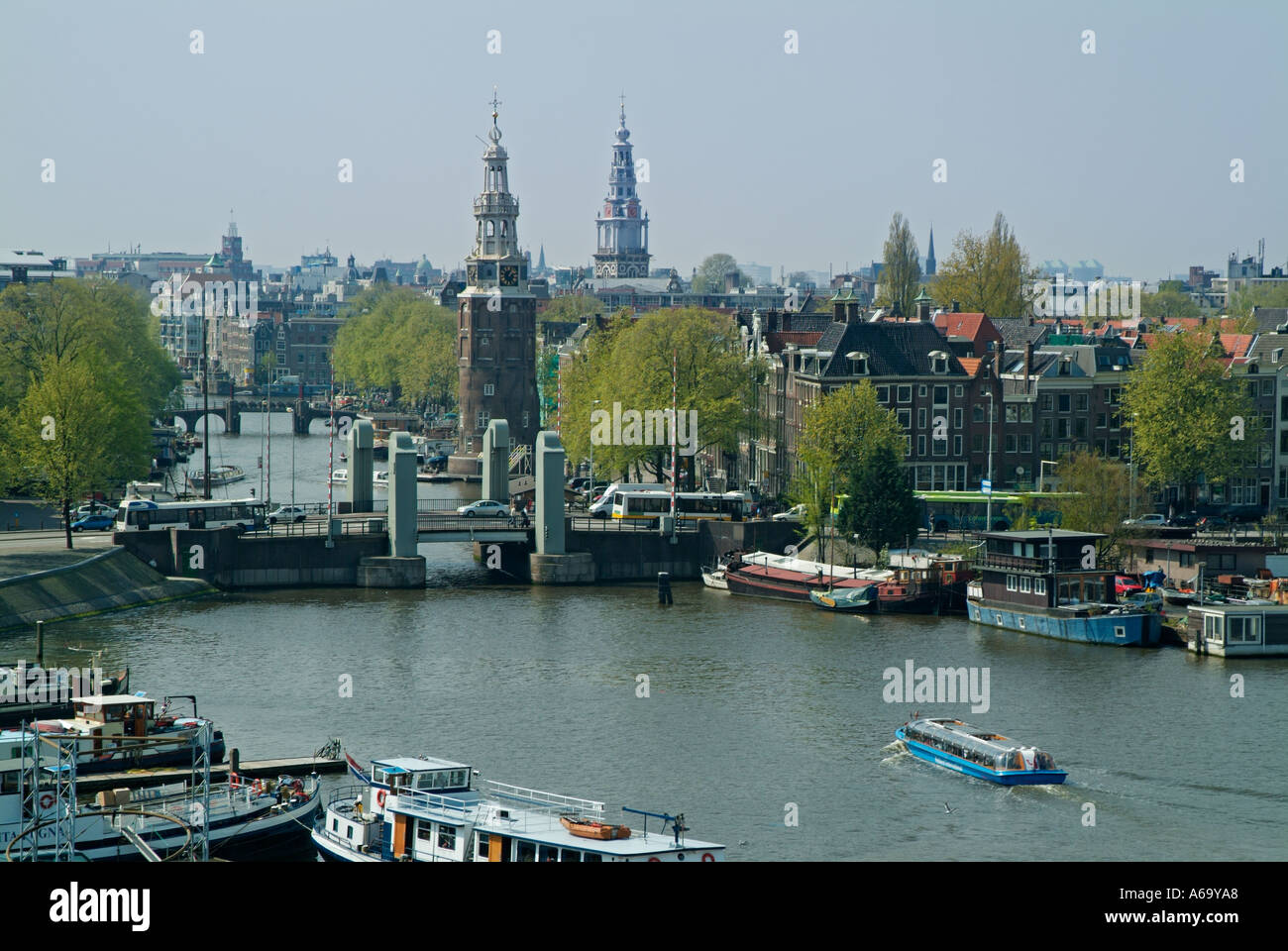 Amsterdam Hafen Oosterdok Niederlande Holland EU Europa Stockfoto