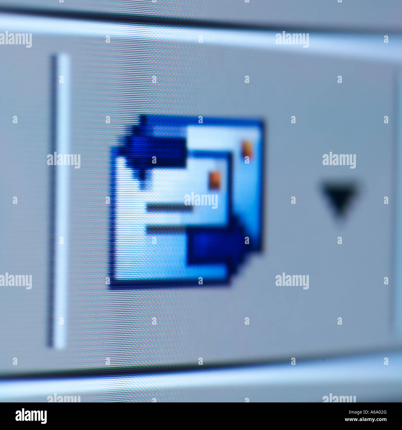 e-Mail-Symbol, senden und empfangen Stockfoto