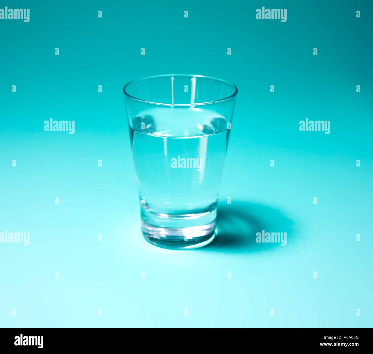 Glas Wasser Stockfoto