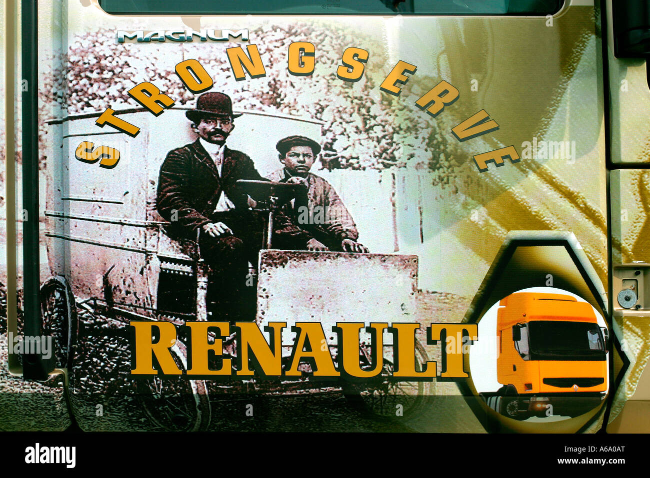 LKW-Kunst und design, mit alten und neuen. Stockfoto