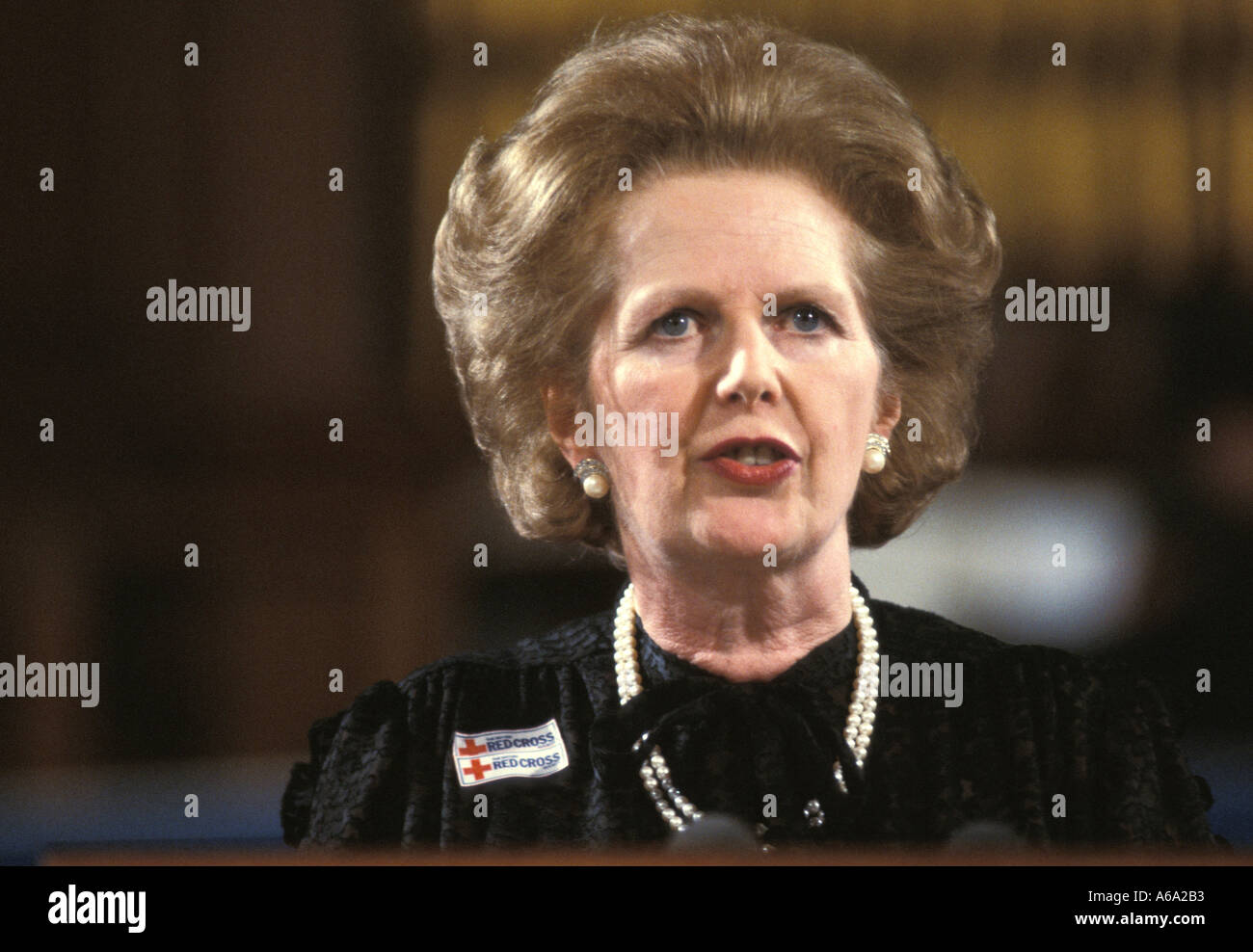 Der ehemalige Premierminister Margaret Thatcher Stockfoto