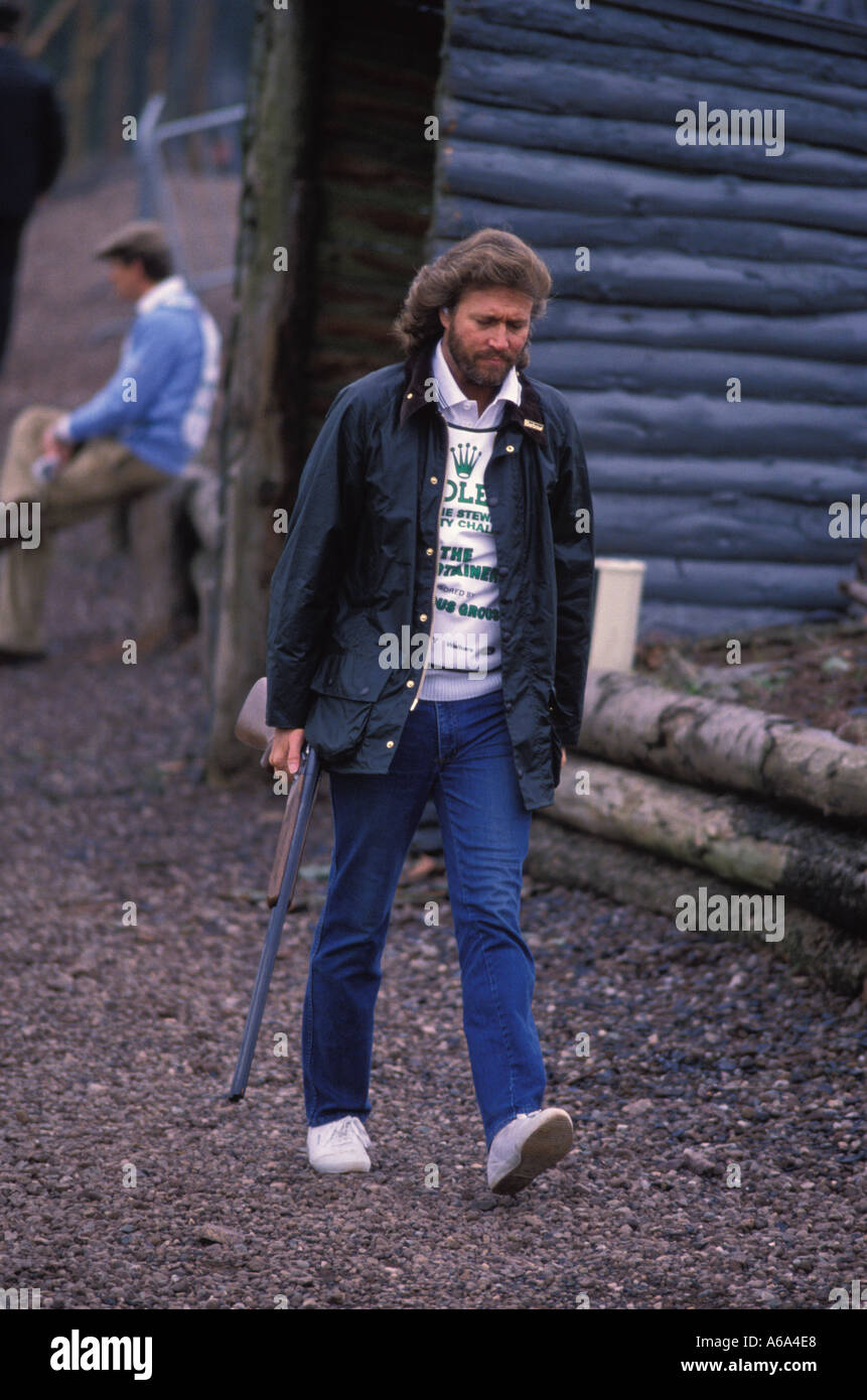 Robin Gibb schießen auf Gleneagles, Schottland Stockfoto
