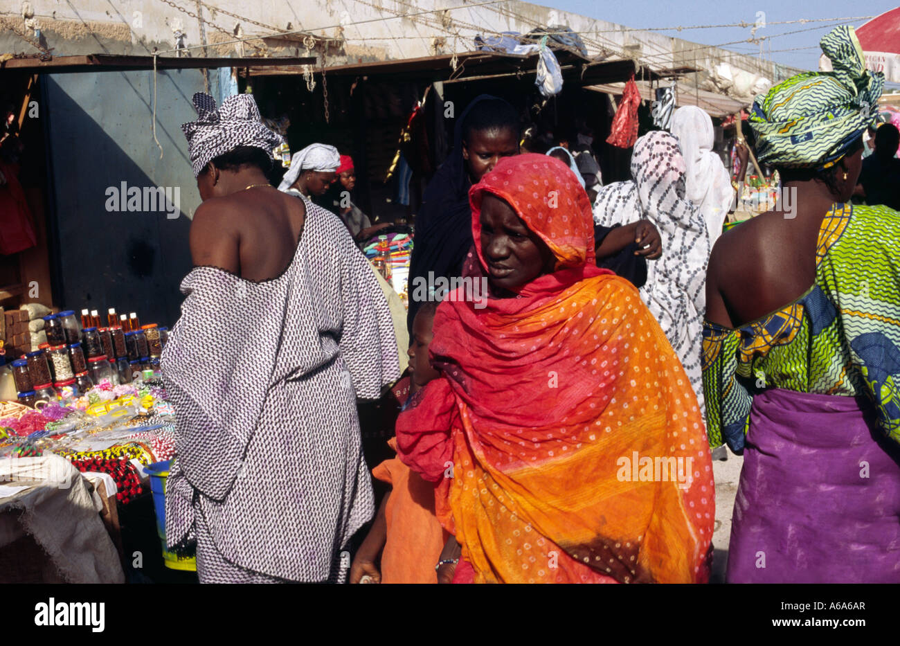 Cinquième Marché - Nouakchott, Mauretanien Stockfoto