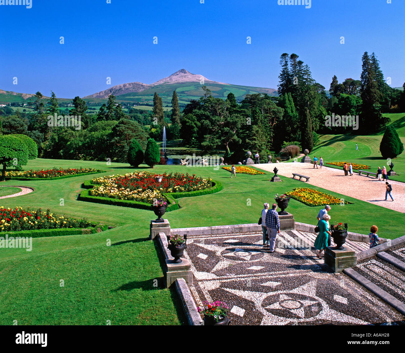 Powerscourt Gardens, County Wicklow, Irland Stockfoto