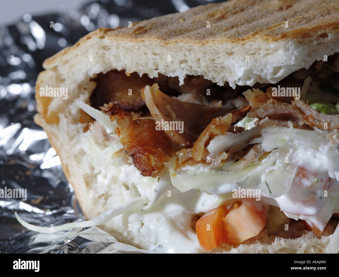 Döner Kebap, Fast-Food, Imbiss, Döner Stockfoto