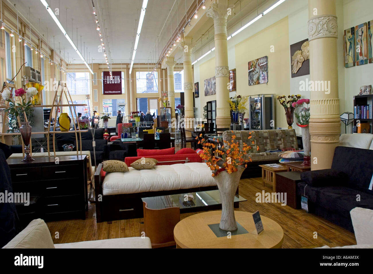 Innenraum Des Art Deco Mobel Und Objekte Store In New York City