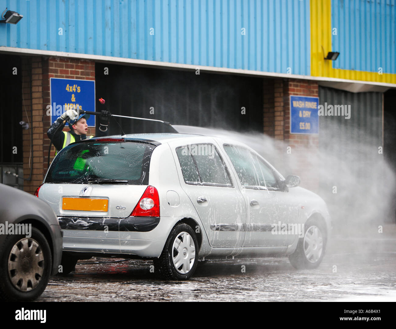 Hand-carwash Stockfoto