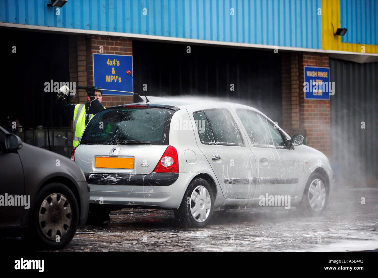 Hand-carwash Stockfoto