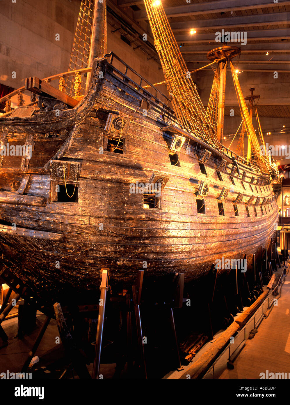 SCHWEDEN STOCKHOLM ROYAL SCHIFF VASA VASA-MUSEUM Stockfoto