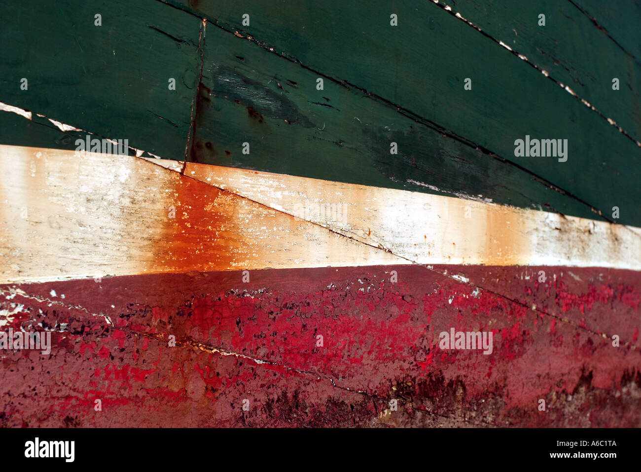 Rumpf des alten Boot Stockfoto