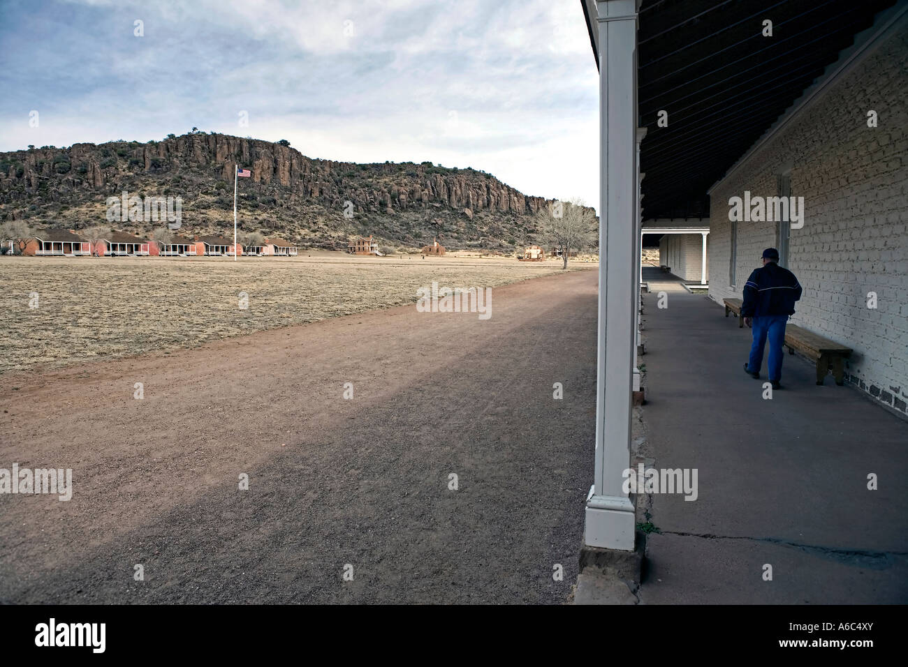 Fort Davis National Historic Site Texas ist einer der am besten erhaltenen Beispiele einer indischen Kriege Frontier Post im Südwesten. Stockfoto Fort Davis National Historic Site Texas ist einer der am besten erhaltenen Beispiele einer indischen Kriege Frontier Post im Südwesten. Stockfoto
