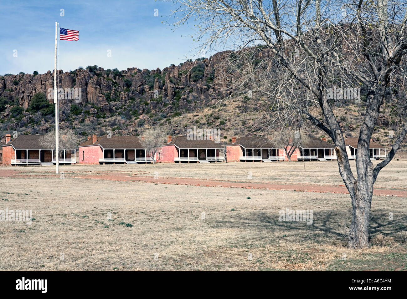 Fort Davis National Historic Site Texas ist einer der am besten erhaltenen Beispiele einer indischen Kriege Frontier Post im Südwesten. Stockfoto Fort Davis National Historic Site Texas ist einer der am besten erhaltenen Beispiele einer indischen Kriege Frontier Post im Südwesten. Stockfoto
