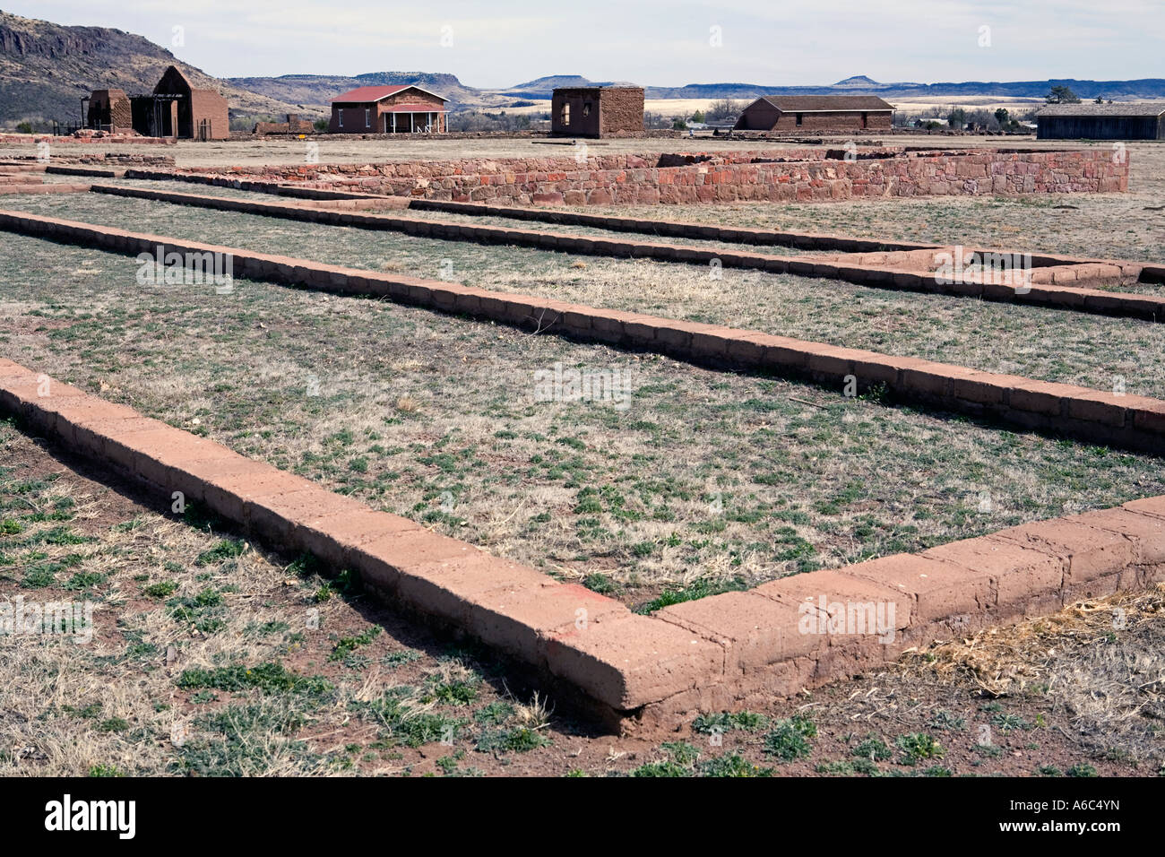 Fort Davis National Historic Site Texas ist einer der am besten erhaltenen Beispiele einer indischen Kriege Frontier Post im Südwesten. Stockfoto Fort Davis National Historic Site Texas ist einer der am besten erhaltenen Beispiele einer indischen Kriege Frontier Post im Südwesten. Stockfoto