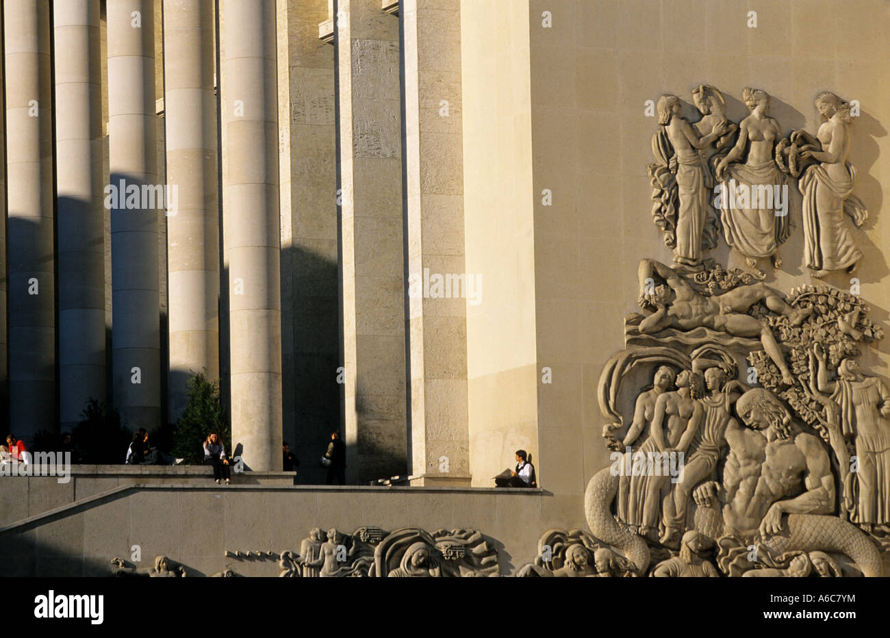 CHAILLOT PALACE - PARIS - FRANKREICH Stockfoto