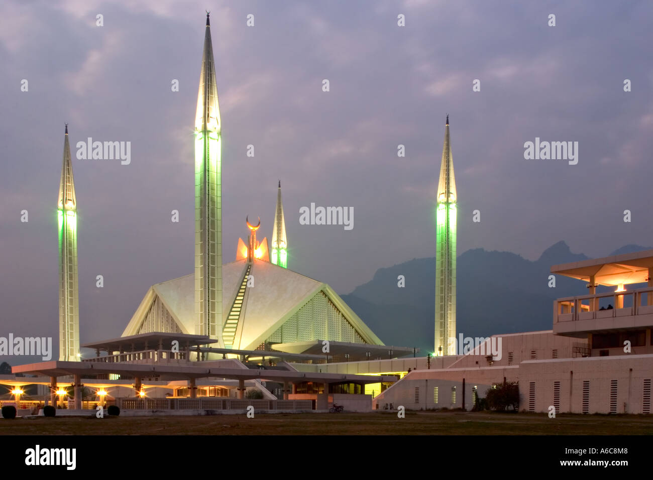 Faisal Moschee in Islamabad, Pakistan Stockfoto