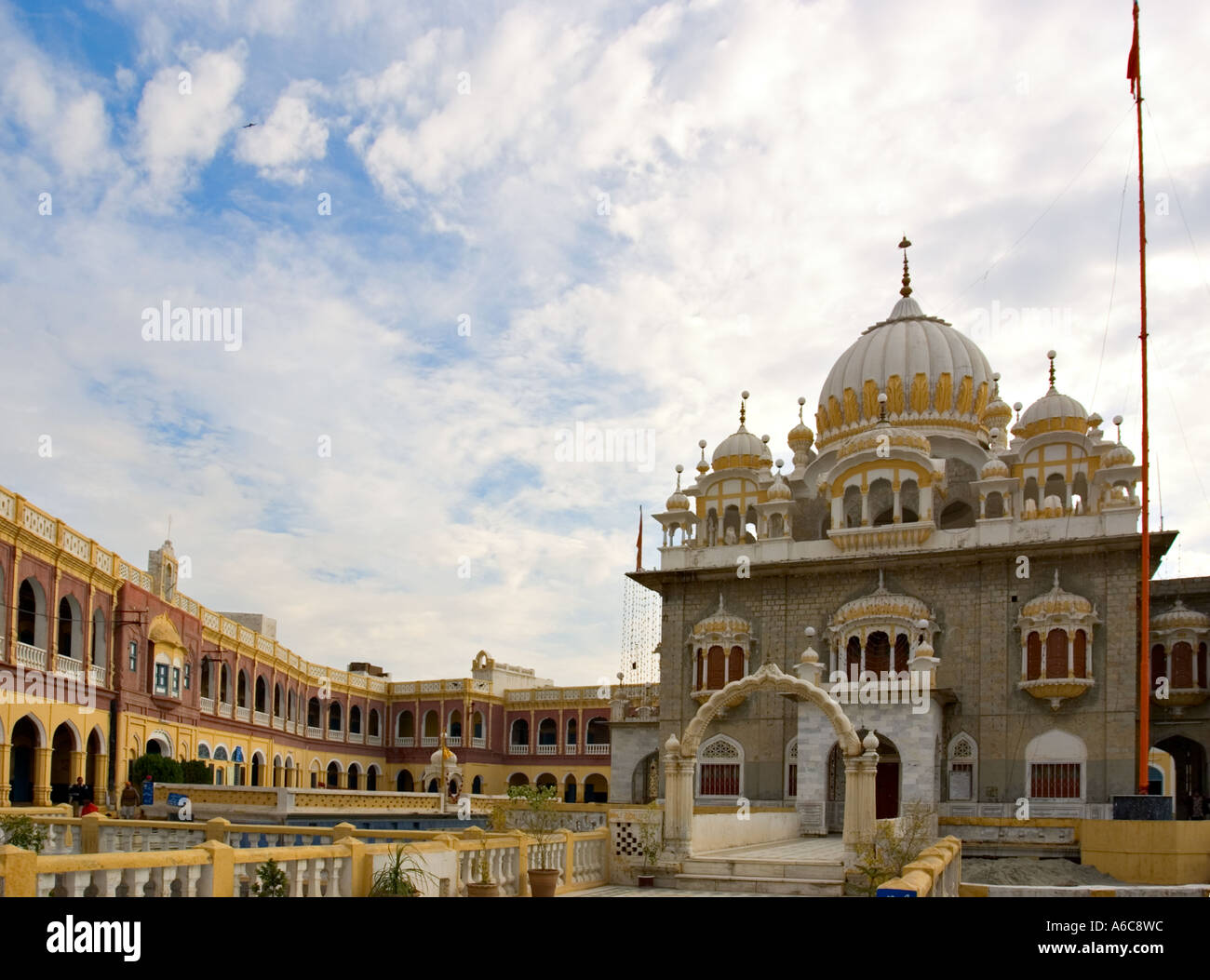 Sikh Gurdwara in Pakistan Stockfoto