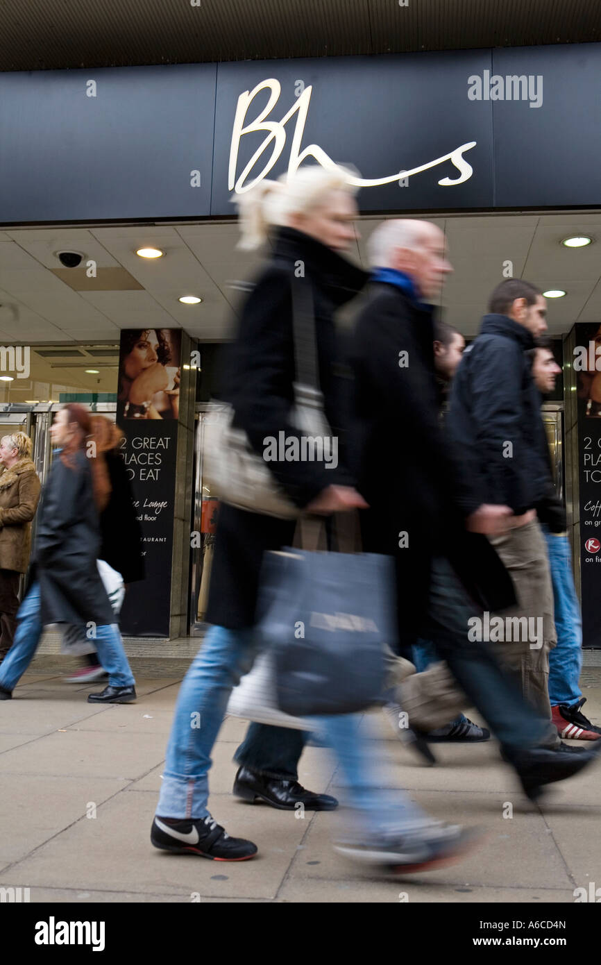BHS-Kaufhaus am Oxford Street BHS ist im Besitz von Sir Philip Green Arcadia Group Stockfoto