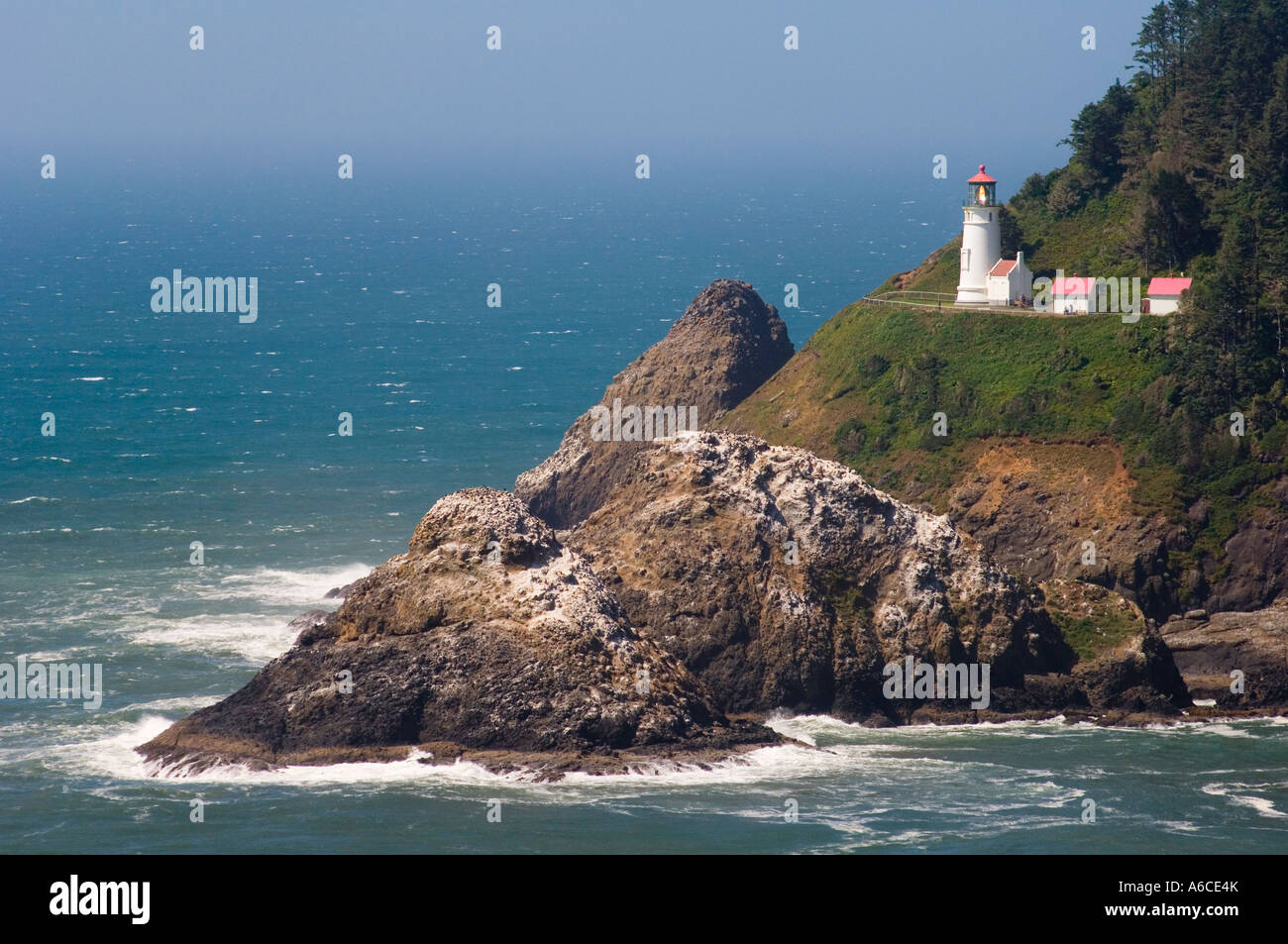 Heceta Head Lighthouse an der zentralen Küste von Oregon Stockfoto