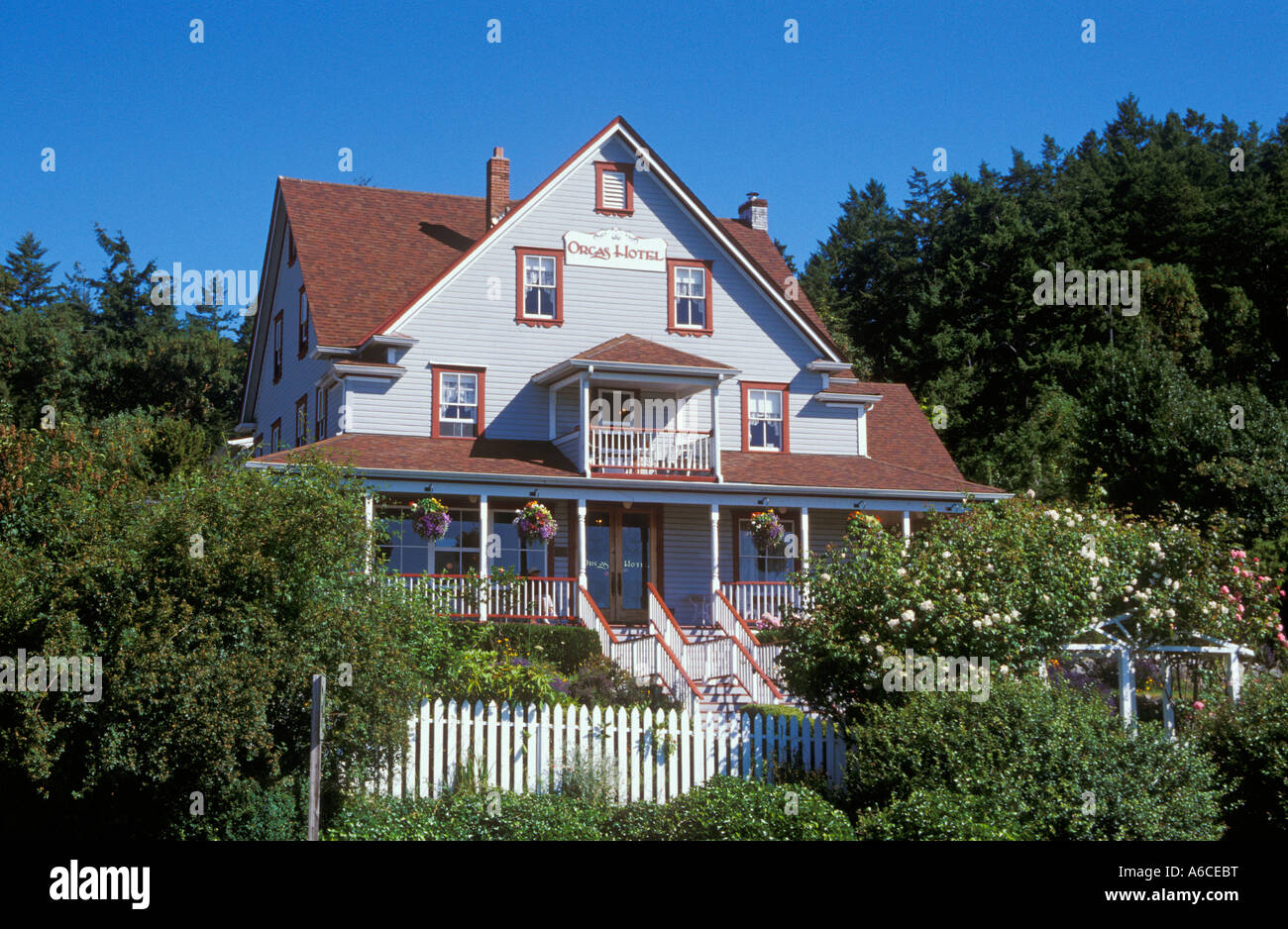 Die Orcas Hotel auf Orcas Island San Juan Inseln Washington Stockfoto