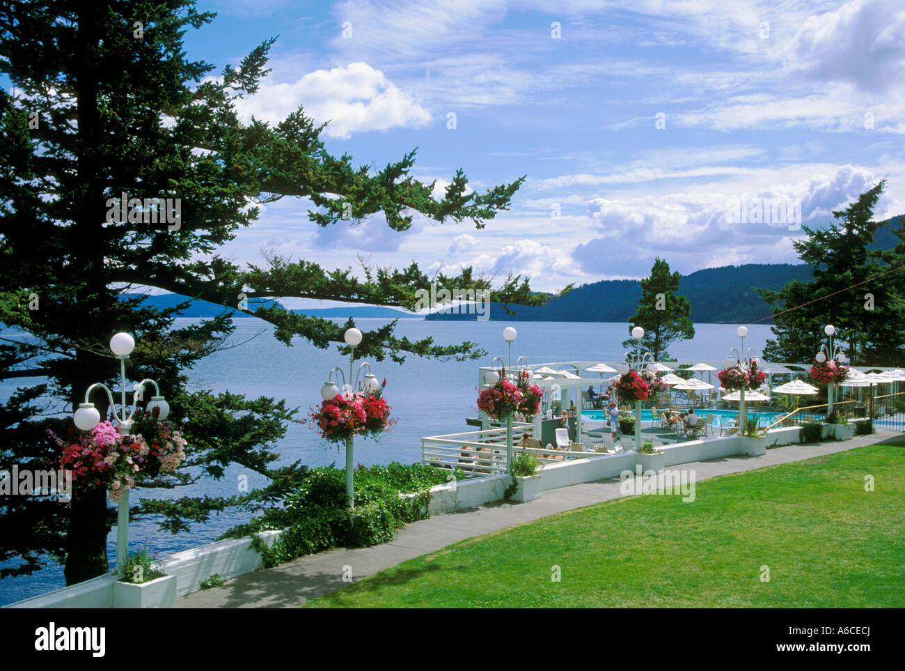 Rosario Resort auf Orcas Island San Juan Inseln Washington Stockfoto