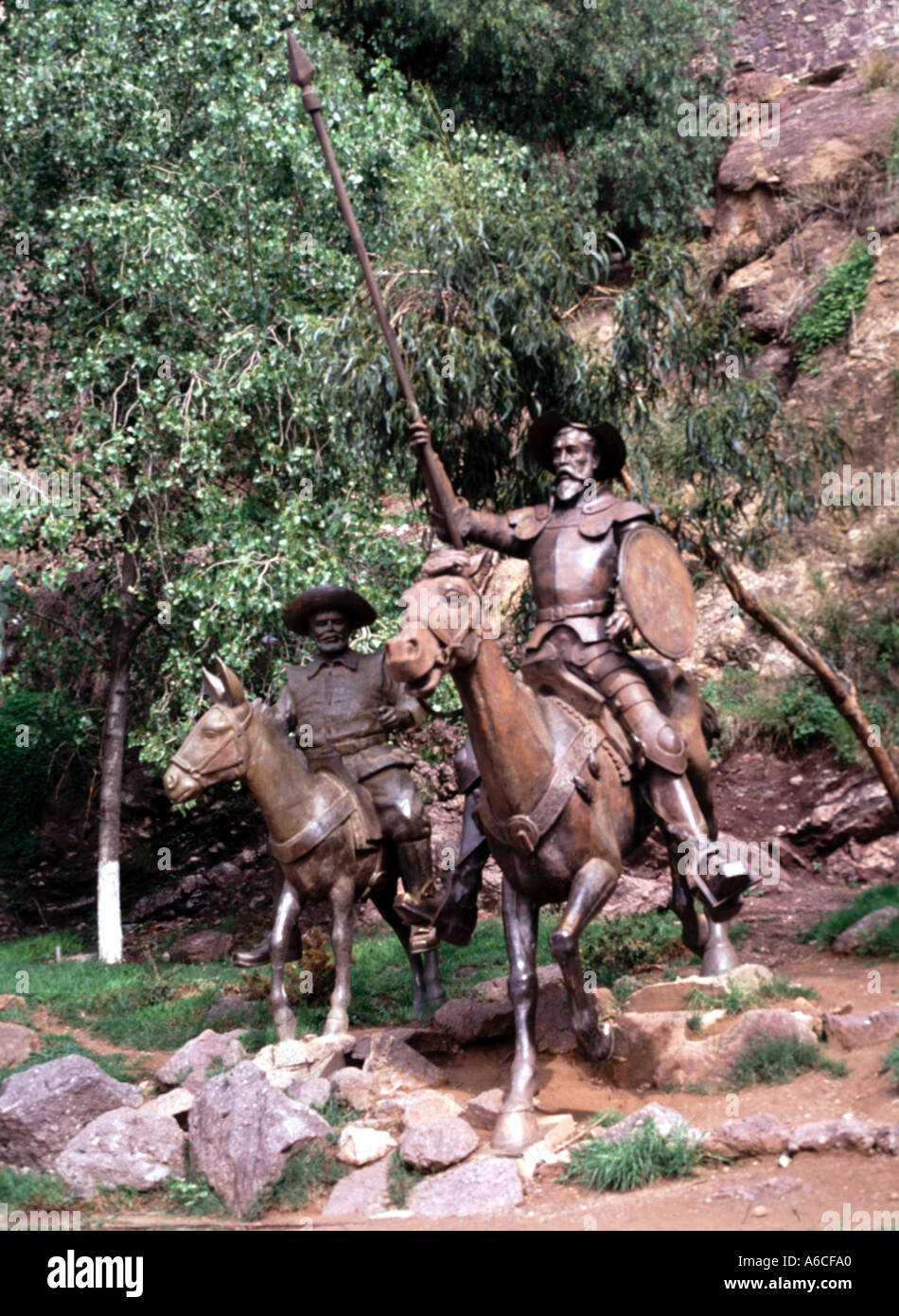 Don Quijote Und Sancho Pansa Guanajuato Mexiko Stockfotografie Alamy