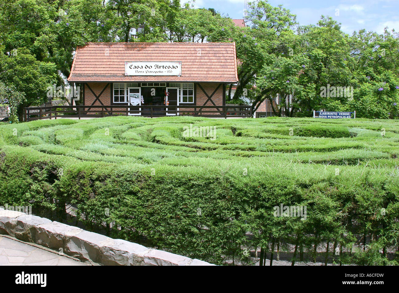 Optionen-Standort: Nova Petrópolis - Rio Grande do Sul Brasil Stockfoto