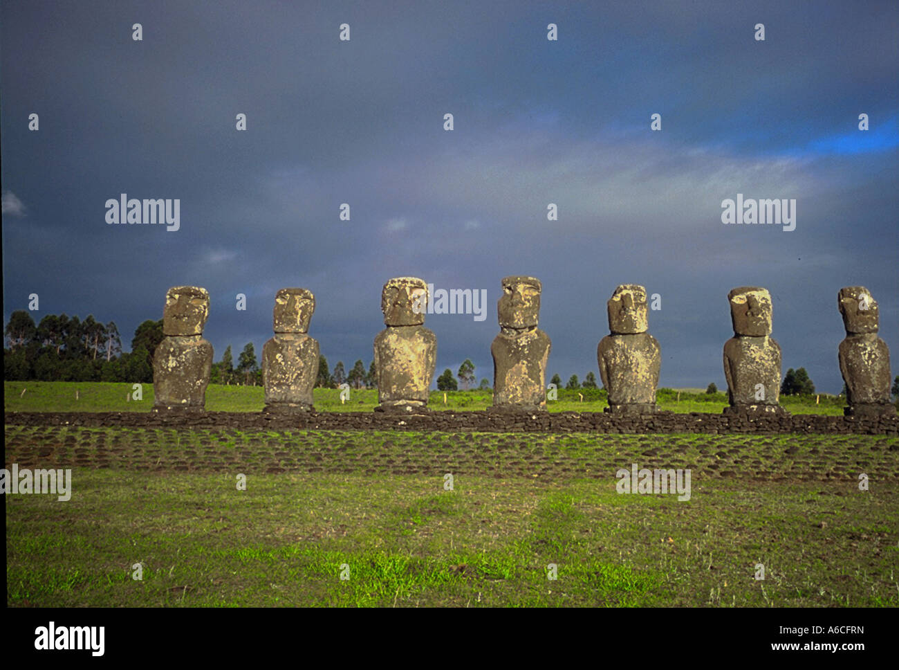 Osterinsel Stockfoto