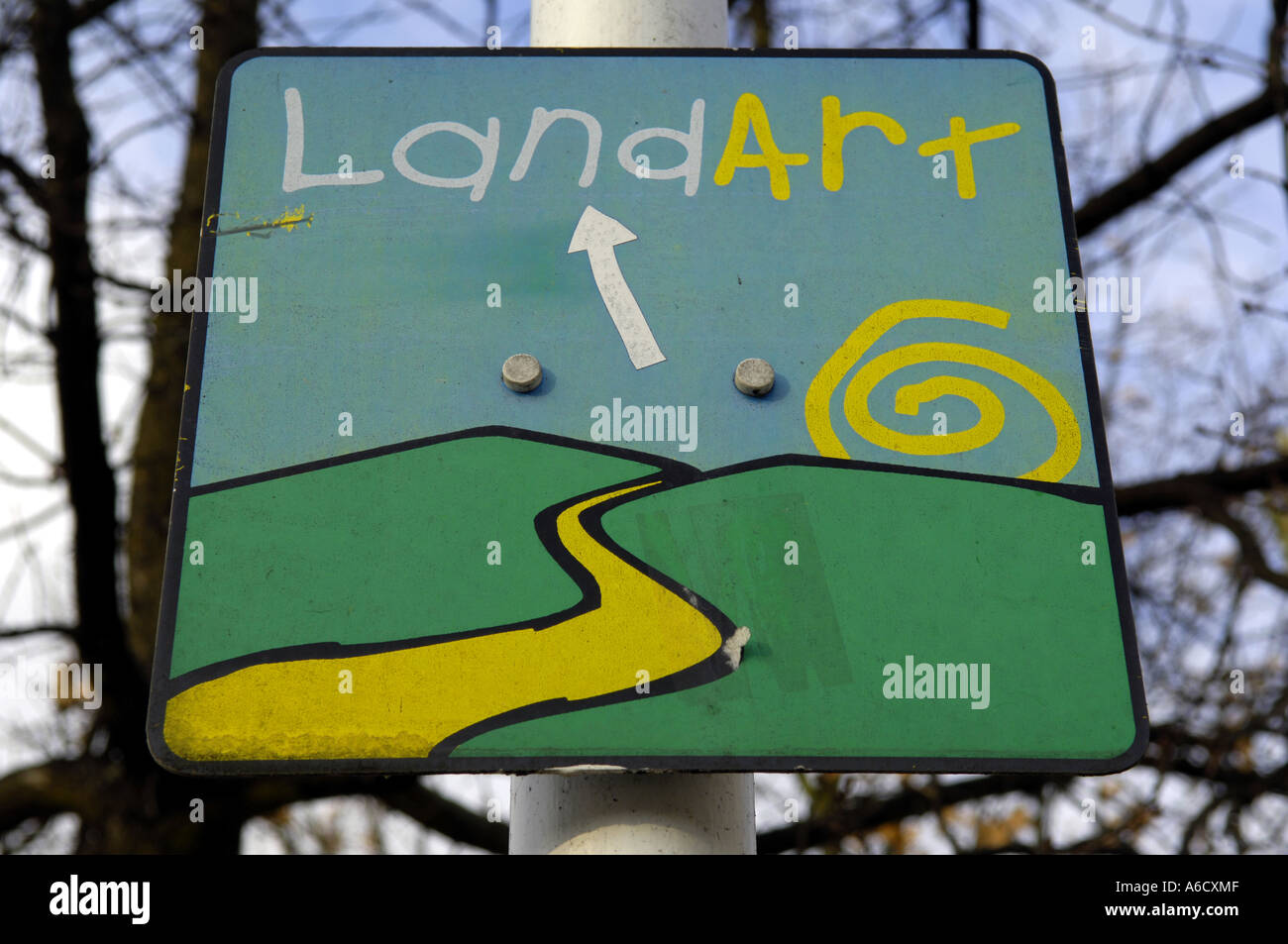 Landart Kultur Zeichen bad oeynhausen Stockfoto