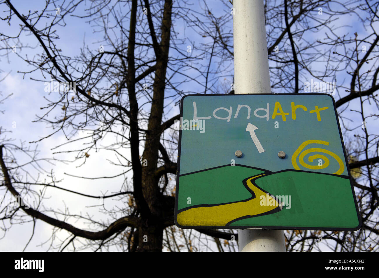 Landart Kultur Zeichen bad oeynhausen Stockfoto