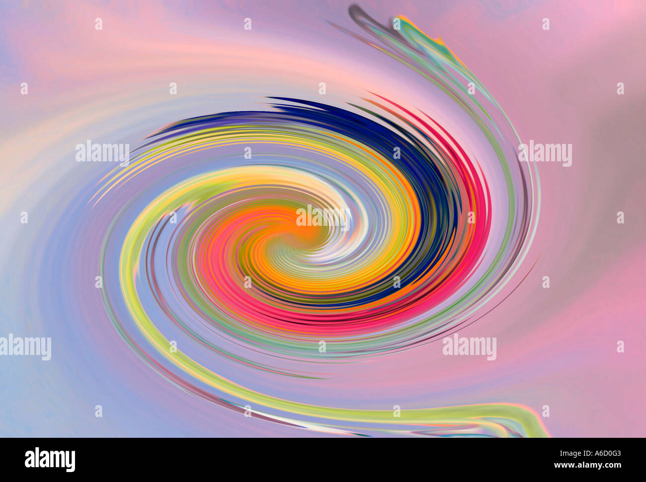 Dahlie Wirbel abstrakte Kunst Stockfoto