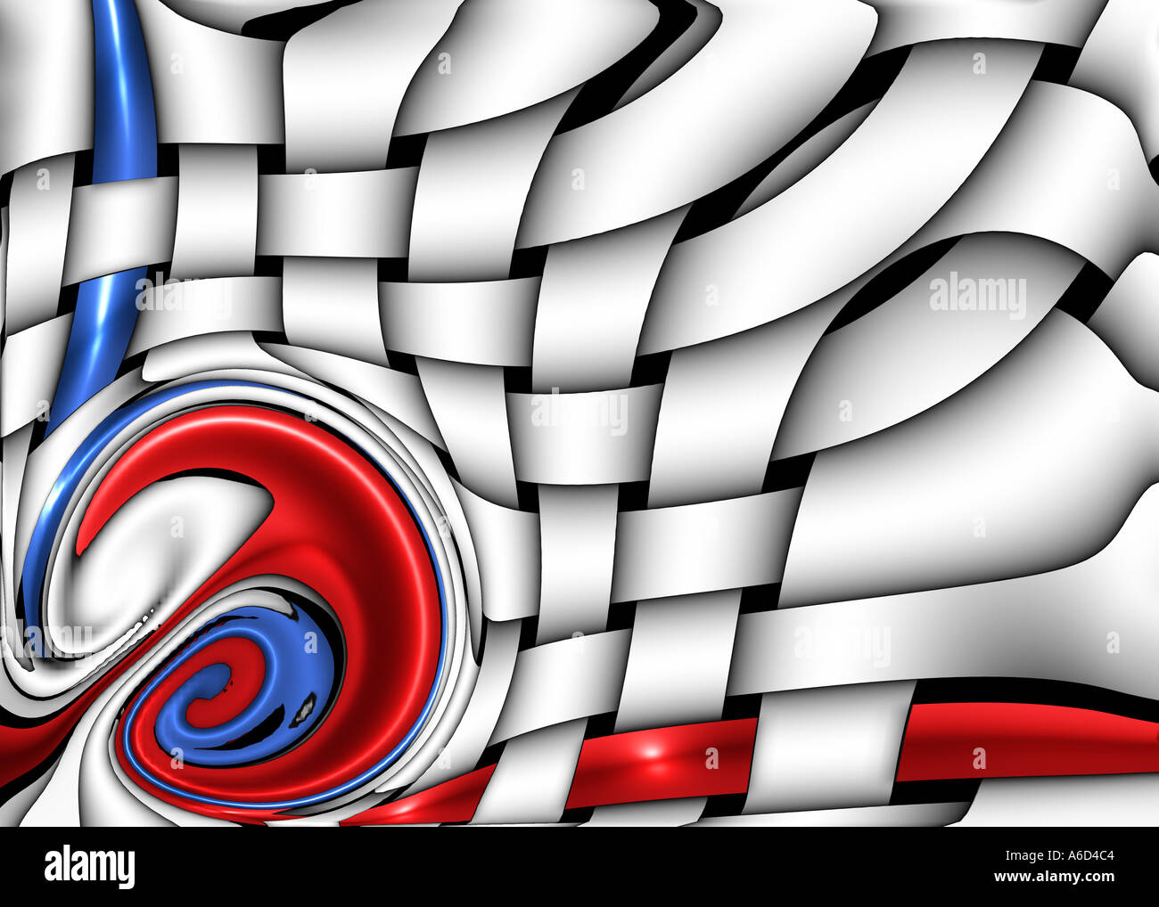 Abstraktion zu weben Stockfoto