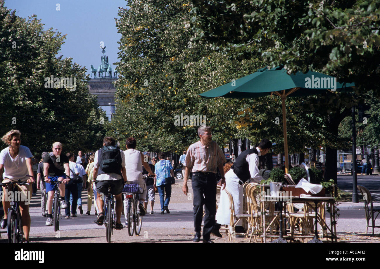 Europa Europa Deutschland Deutschland Berlin Mitte Unter Den Linden Cafe Einstein Stockfoto