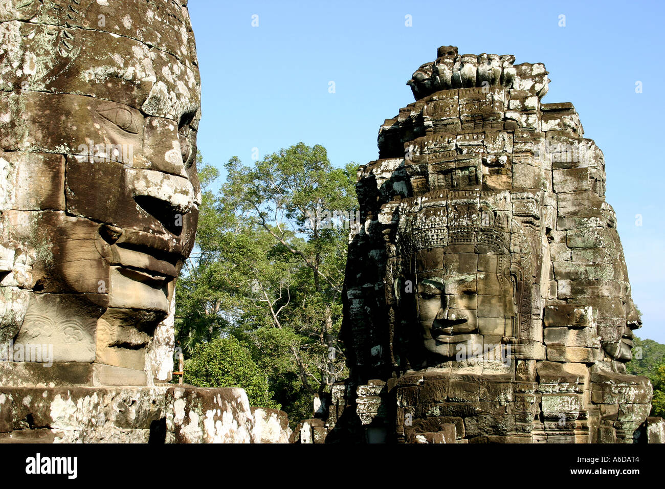 Flächen am Bayon, Angkor Thom Stockfoto