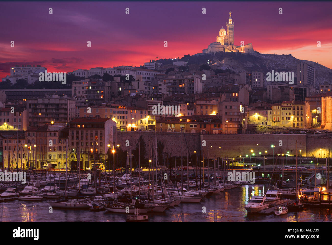 Le Vieux Port Marseille Frankreich Stockfoto