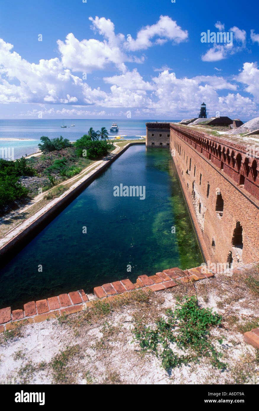 Fort Jefferson Dry Tortugas Nationalpark Florida Keys Stockfoto