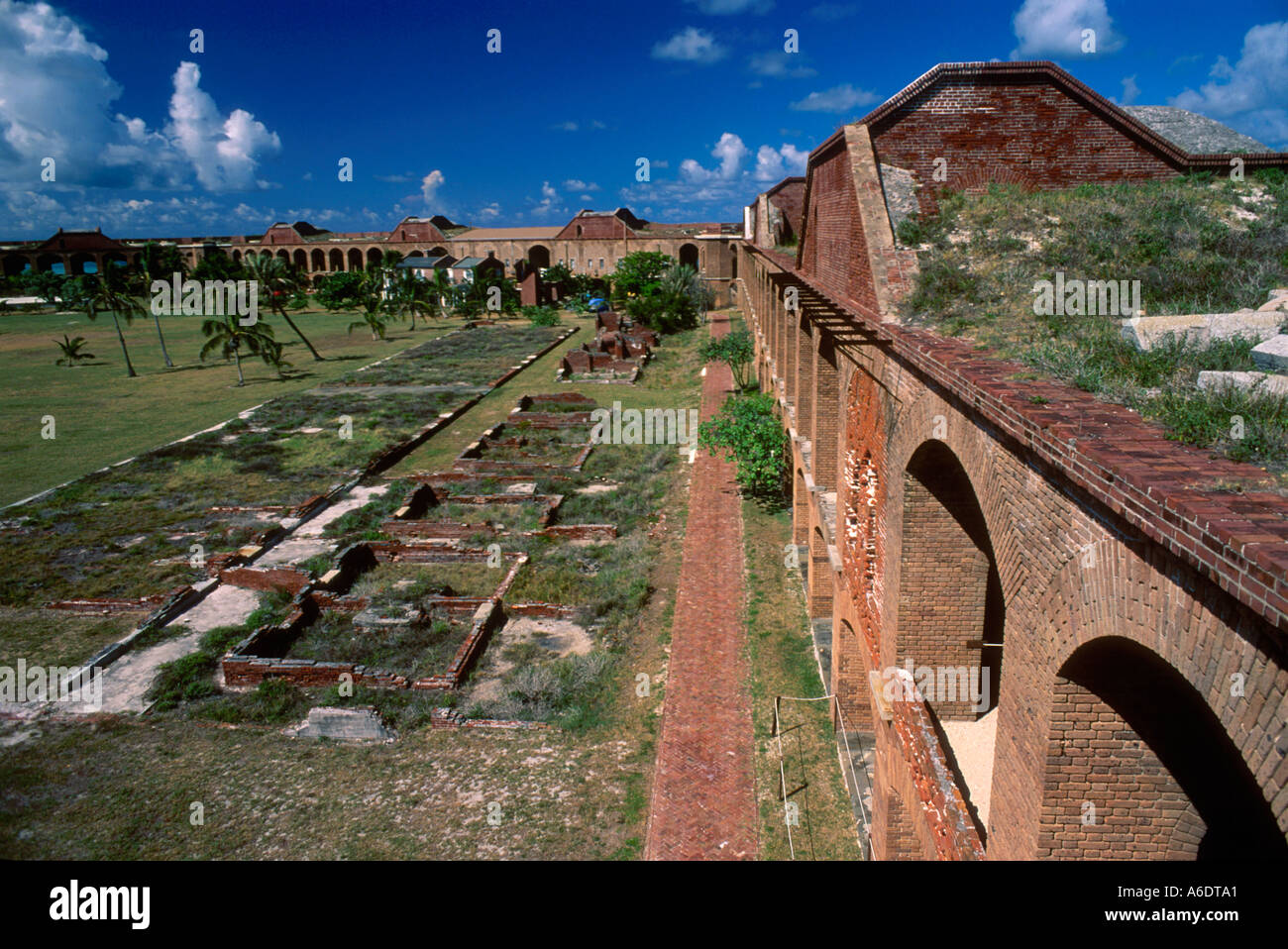 Fort Jefferson Dry Tortugas Nationalpark Florida Keys Stockfoto