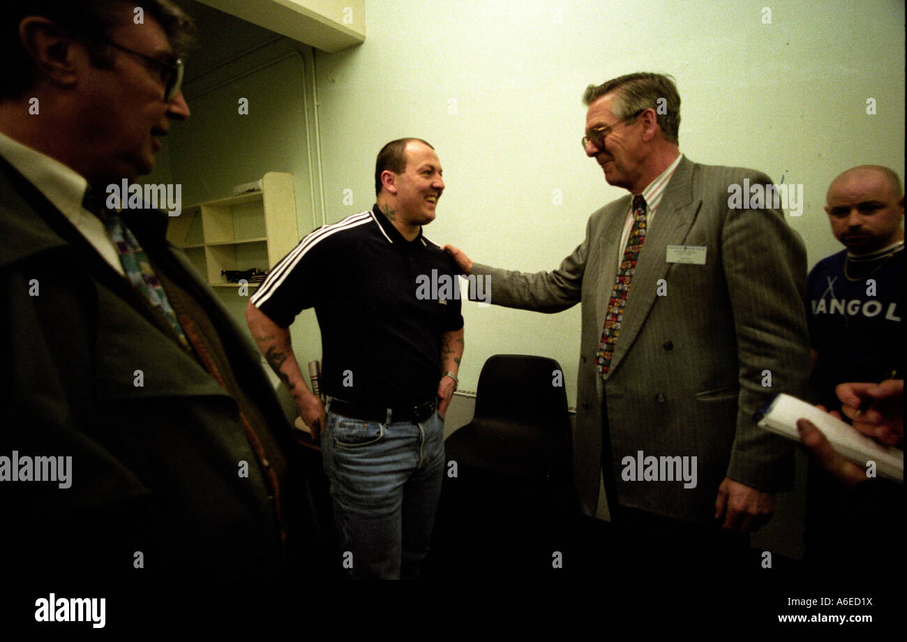 DIE MAZE PRISON NORDIRLAND FOTOGRAFIERT AUF EINEM PRESSE-WERKSBESICHTIGUNG IM JAHR 1997 Stockfoto