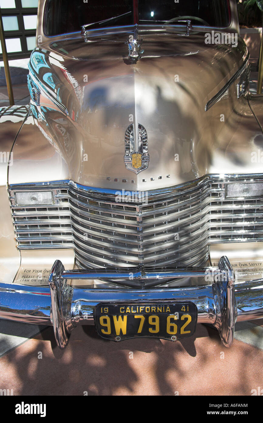 1941 kalifornischen Cadillac Auto, Sunset Boulevard, Disney MGM Studios, Disney World, Orlando, Florida, USA Stockfoto