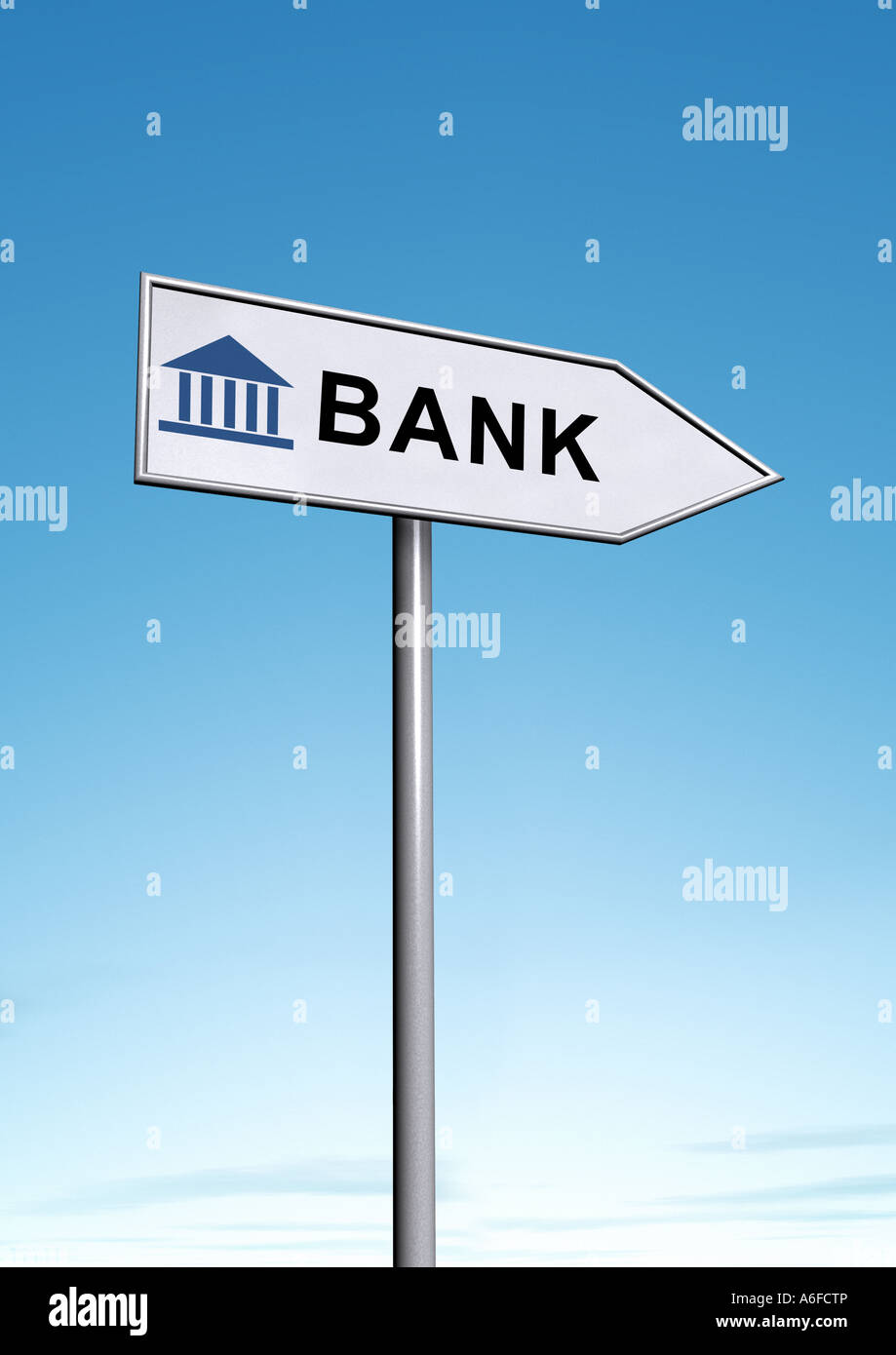 Bank Bank Stockfoto